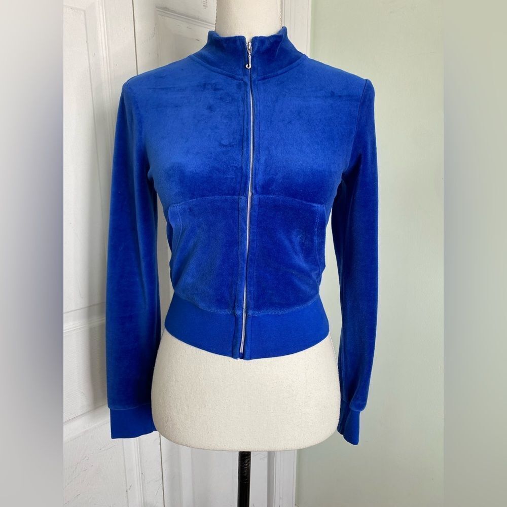 Y2K Glam with Blue Velvet Juicy Couture Jacket